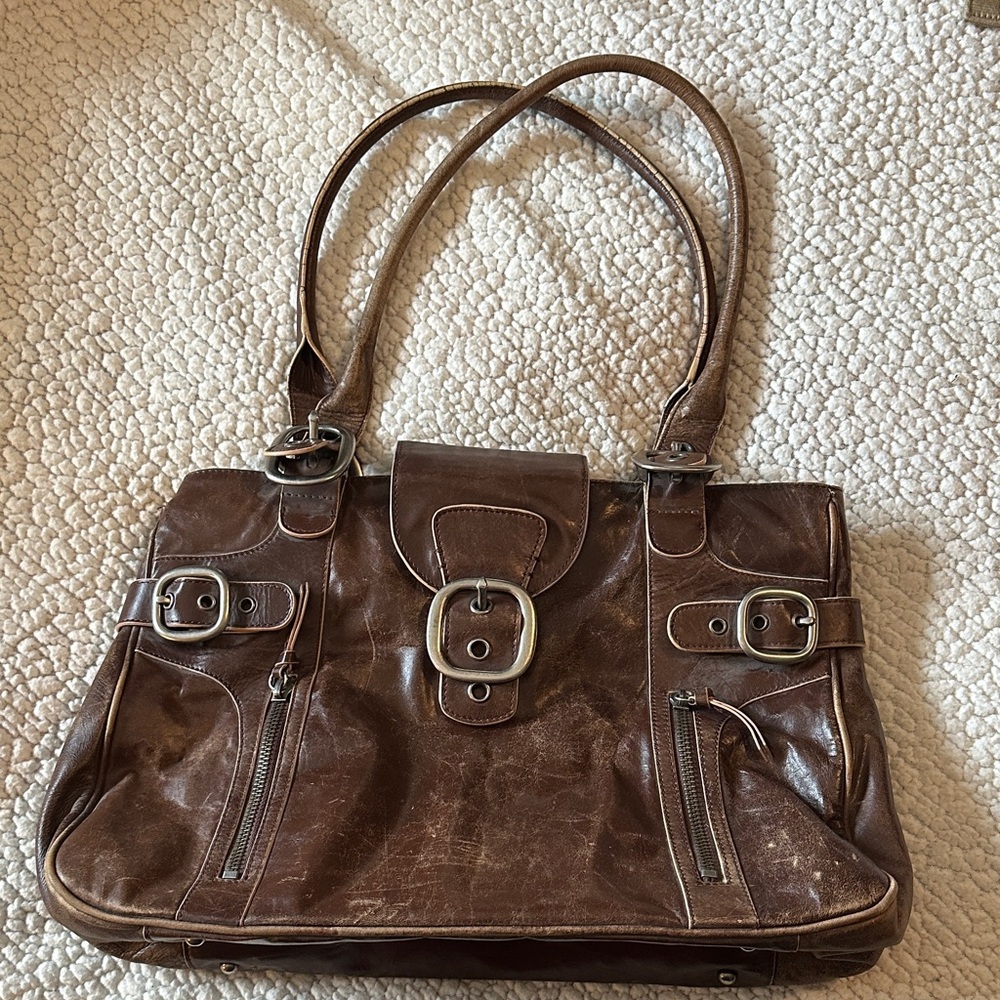 Donna Karan DKNY Vintage Shoulder/Tote Bag with lots of life left.